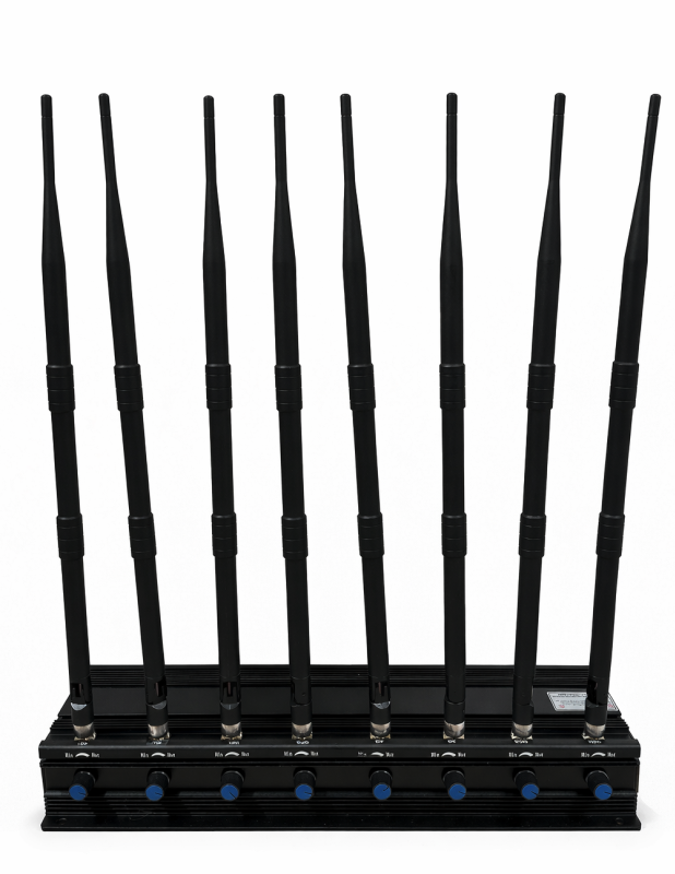 8 Anténová PROFI rušička GSM/DCS/3G/4G/GPS/WIFI/PHS/4G1 signálov