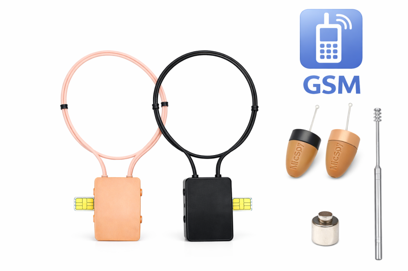 Špionážne slúchadlo s GSM slučkou + 10W zosilňovač