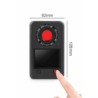 Detektor skrytých kamier a kamier s IR nočným videním DE02