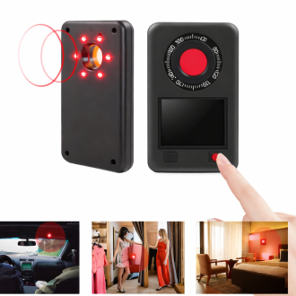 Detektor skrytých kamier a kamier s IR nočným videním DE02