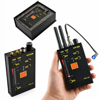 Multifunkčný RF detektor skrytých kamier a GSM odposluchov VPro Hero 009