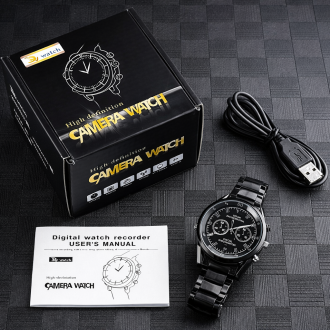 Špionážne hodinky s Full HD kamerou s nočným videním