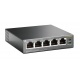 PoE switch pre IP kamerové systémy 4-port TP-LINK
