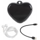 Mini diktafón ukrytý v prívesku v tvare srdca Q66