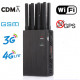 8 Anténová prenosná rušička GSM/DCS/3G/4G/4G LTE/GPS/WIFI