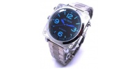 Špionážne hodinky - nový design v striebornej farbe 16GB