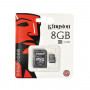 8 GB pamäťová Micro SD karta Kingston + SD Adaptér, CLASS 4 