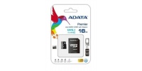 16 GB pamäťová Micro SD karta ADATA + SD Adaptér, CLASS 10