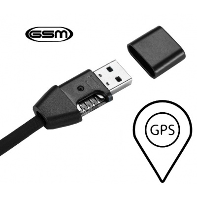 GSM odposluch s lokátorom v USB kábli