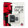 16 GB pamäťová Micro SD karta Kingston + SD Adaptér, CLASS 4