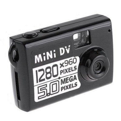 Špionážna mini kamera s  5,0 mega pixelovým fotoaparátom 