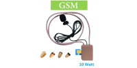 GSM slučka 10W s externým mikrofónom + špionážne slúchadlo