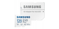128GB pamäťová Micro SD karta Samsung EVO Plus + SD adaptér, CLASS 10 