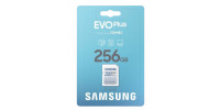 256GB pamäťová Micro SD karta Samsung EVO Plus + SD adaptér, CLASS 10