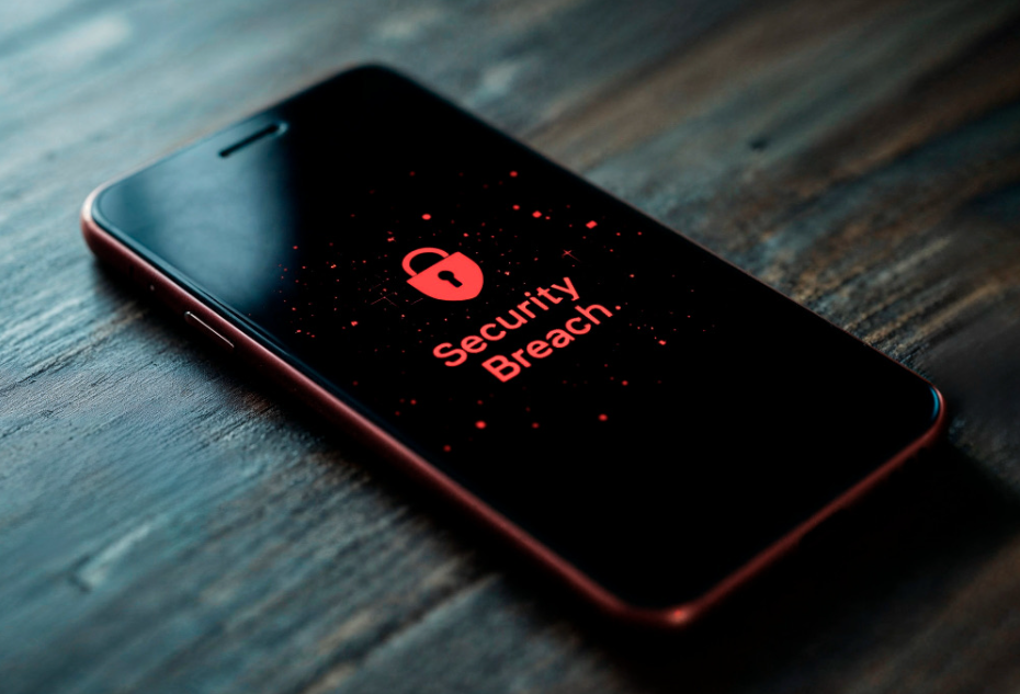 Smartfón, ktorý bol napadnutý hackermi